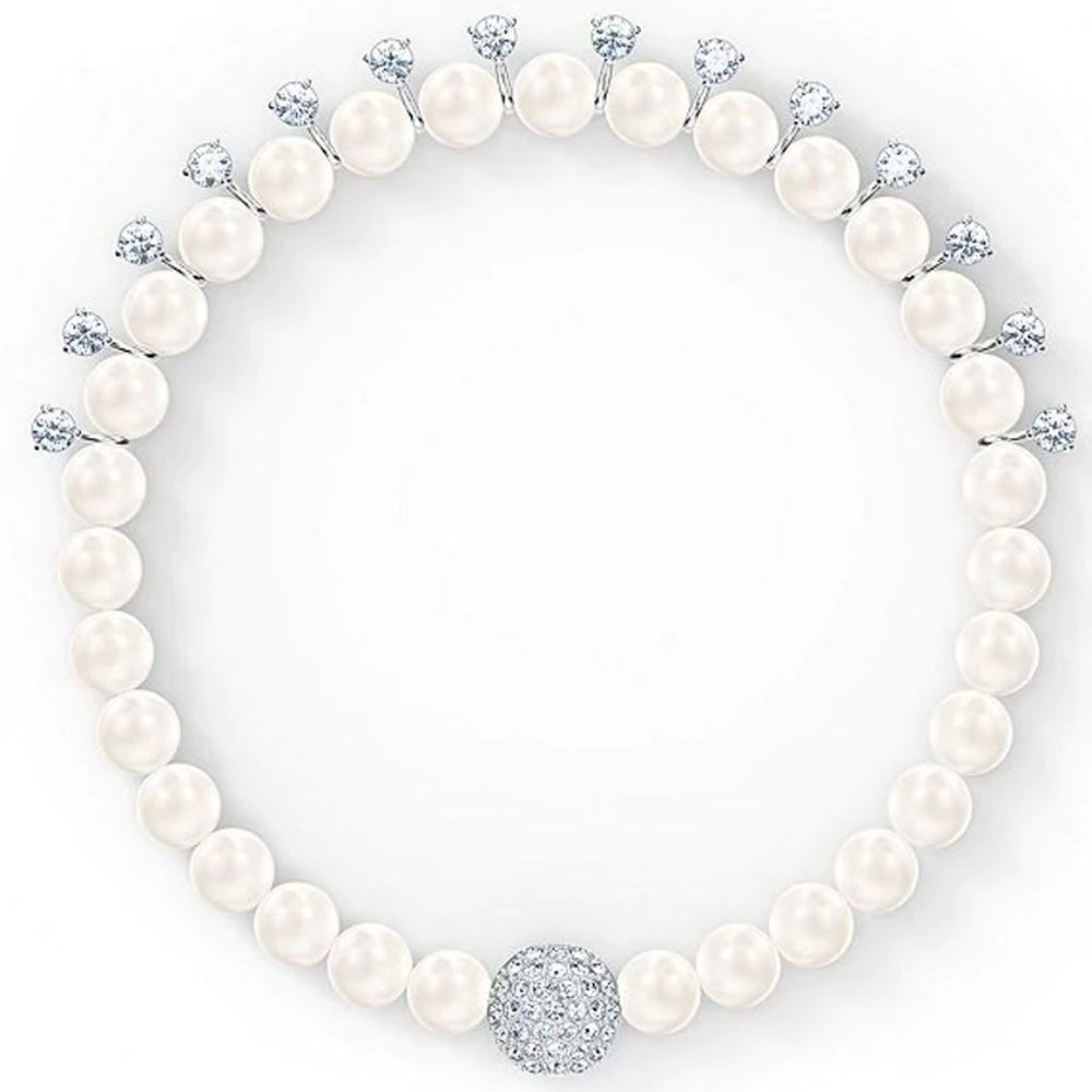 Swarovski Treasure bracelet - Pearl + Crystal